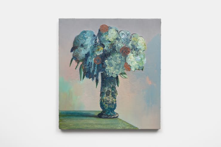 Ivan Seal newcome some deleveled shriveled, 2025 Oil on canvas 55 x 60 cm 21 1/2 x 23 1/2 in