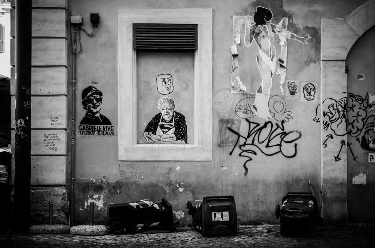 Ant Dailey, Street Corner - Rome, 2022