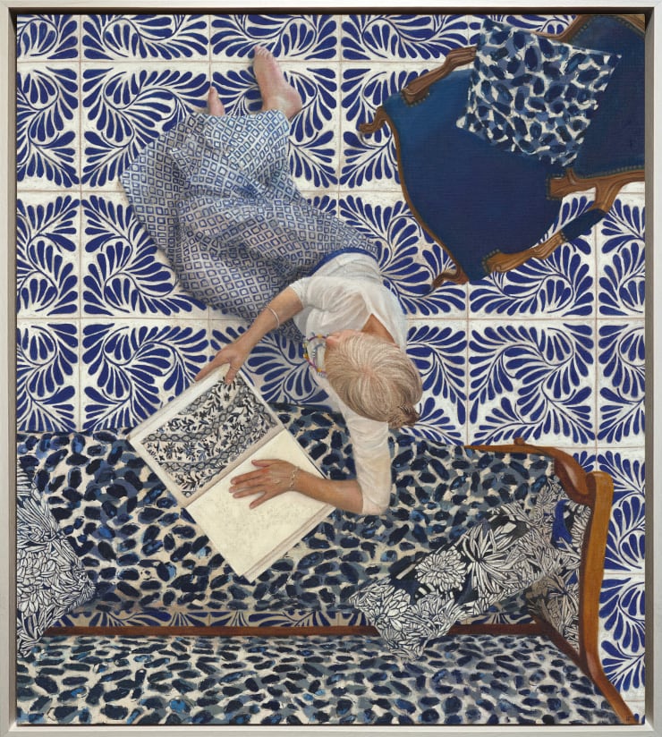 Frances Featherstone, Painting The Town Blue, 2025