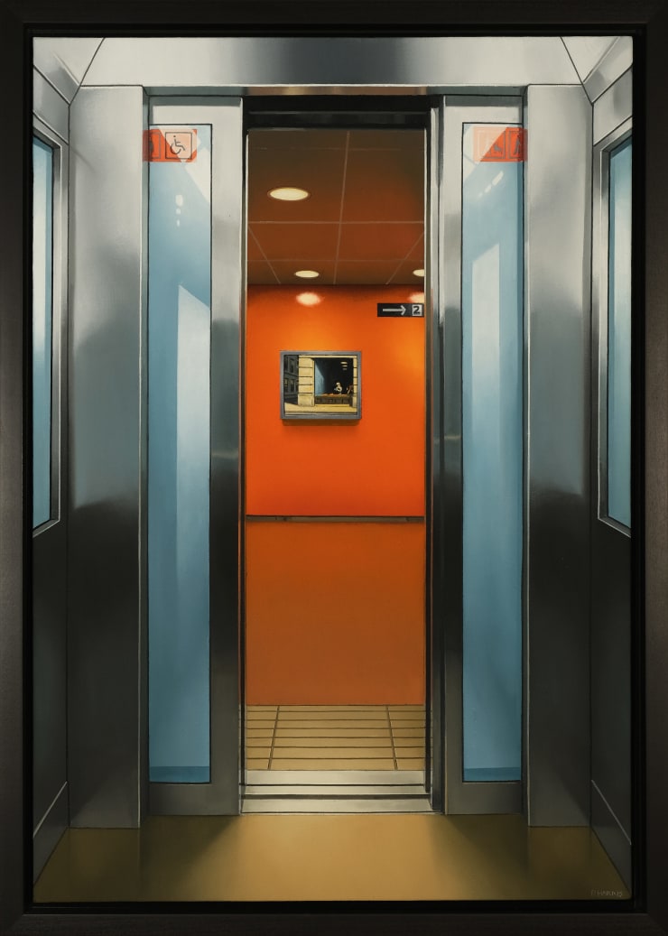Peter Harris, Elevator with Hopper, 2023
