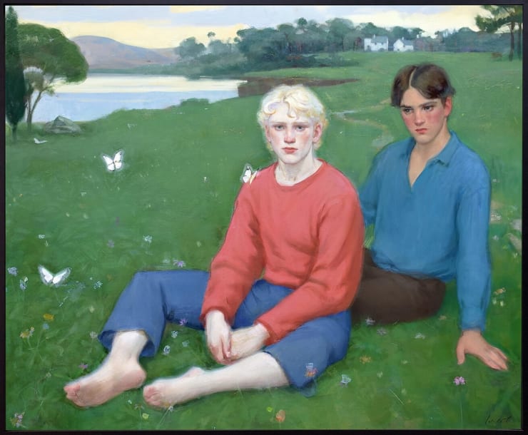 Fernando Cidoncha, Friends by the Lake, 2024