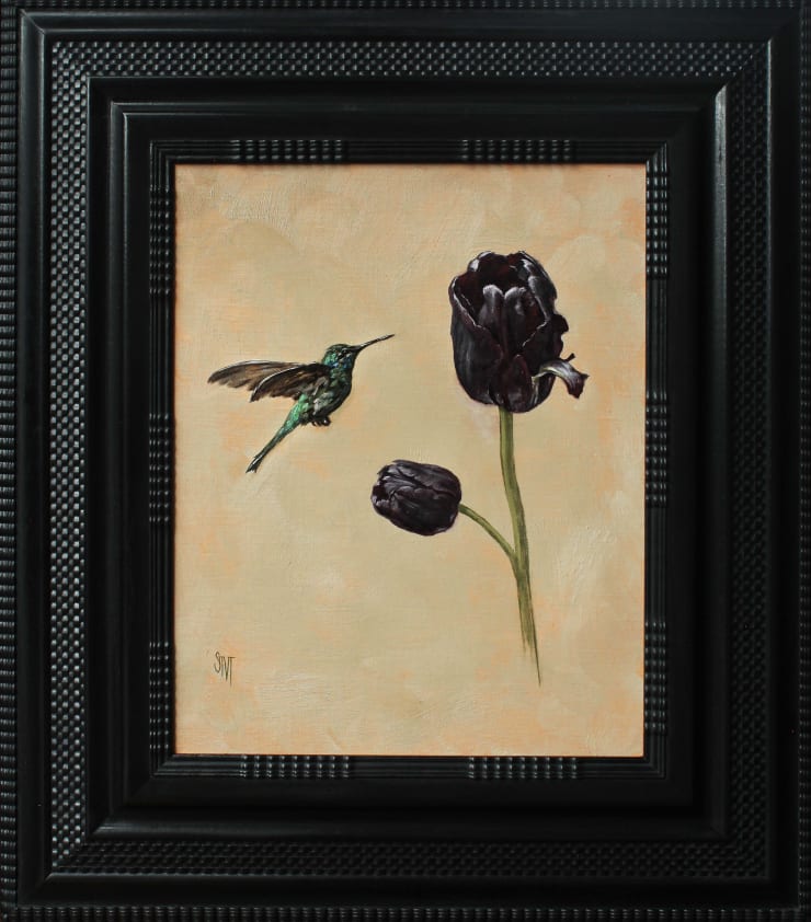 Sarah Margaret Gibson, Hummingbird and Queens of the Night, 2021