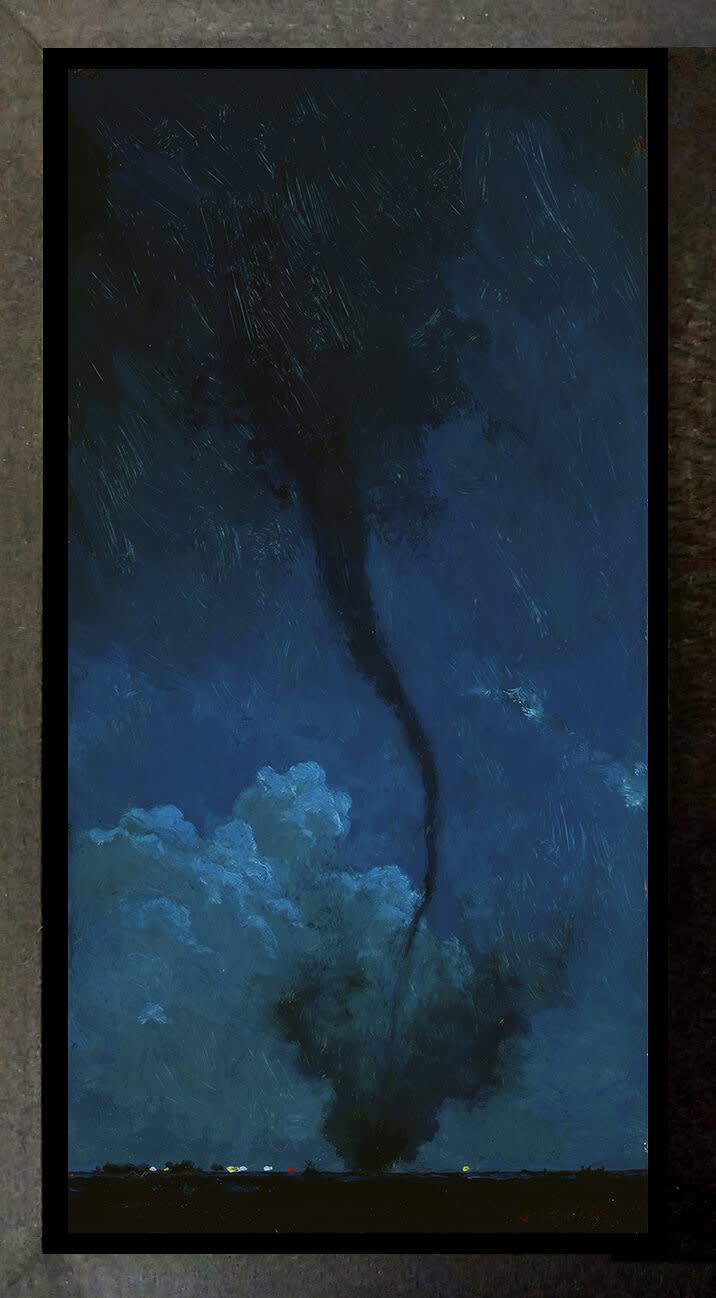 John Brosio, Tornado Night Study, 2022