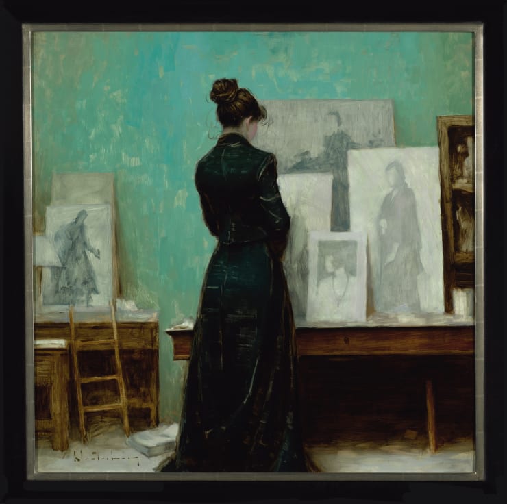 Aaron Westerberg, In the Artist's Studio, 2023