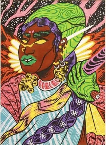 Osheen Siva வணக்கம் / Vannakkam2024 30 x 22 in 76.2 x 55.9 cm