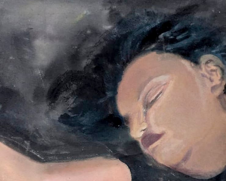 Khushbu Baria Untitled , 2025 Acrylic on Canvas 20 x 16 in