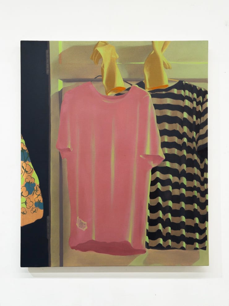 Lakshya Bhargava After Wash 2025 Acrylic on canvas 36 x 30 inches