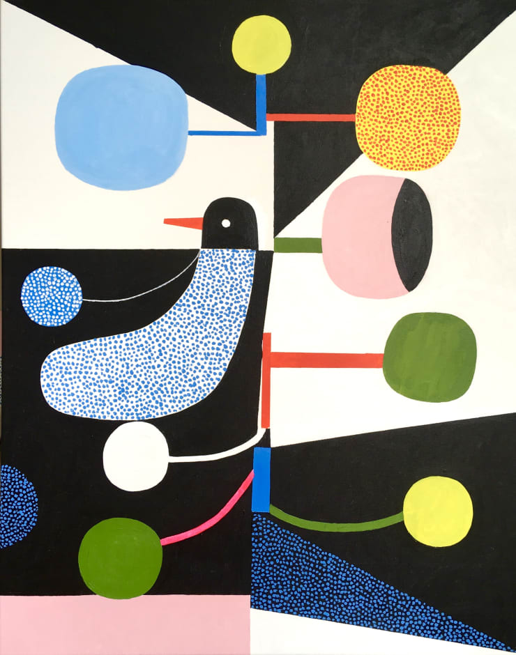 Maria Lundstrom, Bird in Tree, 2021