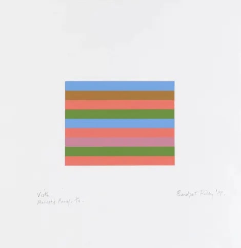 Bridget Riley, VISTA, 2017