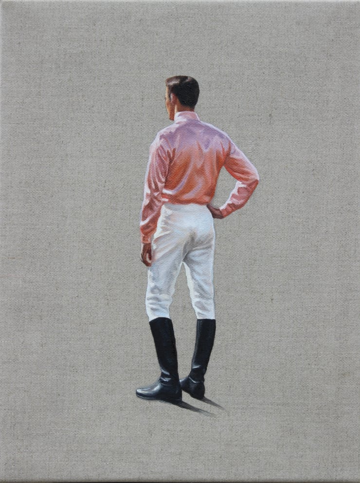 Emily Hoyle, Jockey in Pink, 2025