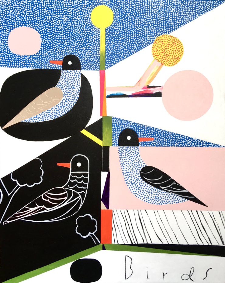 Maria Lundstrom, Birds in Tree, 2021