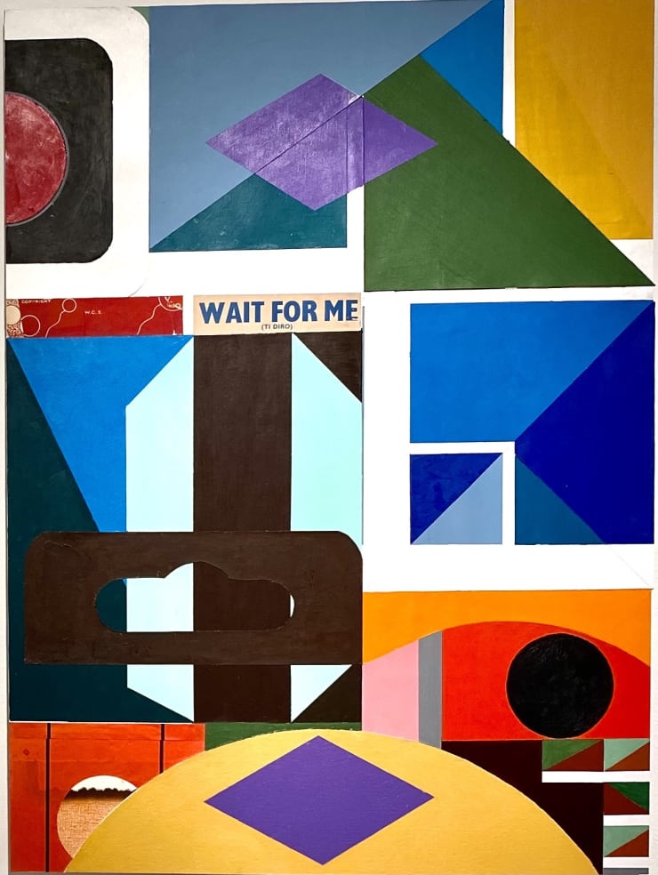 Laurence Noga, Deep Red Filtered Violet I2 (Wait for Me), 2017