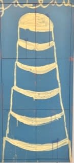 Gary Komarin, Banana on Deep Blue, 2023