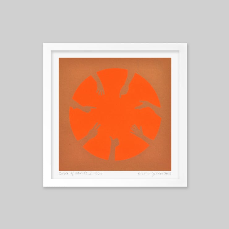Nicola Green, Circle of Hands V, 2023