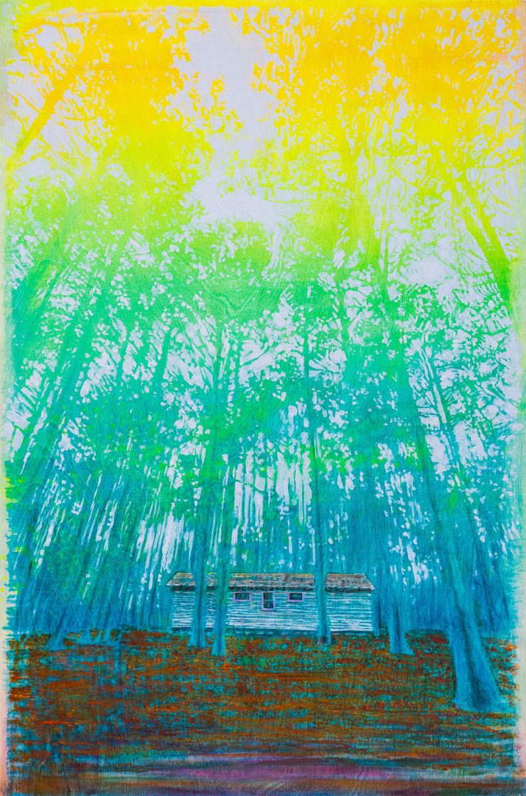 Ena Swansea, Abandoned Ticket Booth at the Abandoned Nascar Racetrack, 2022