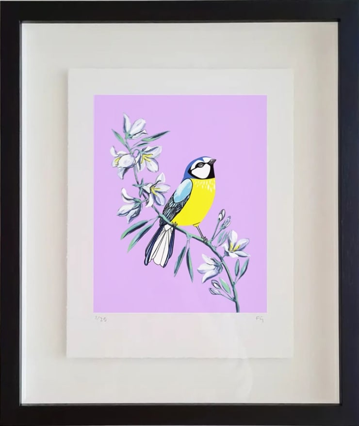 Fran Giffard, Blue Tit and Bell Flower