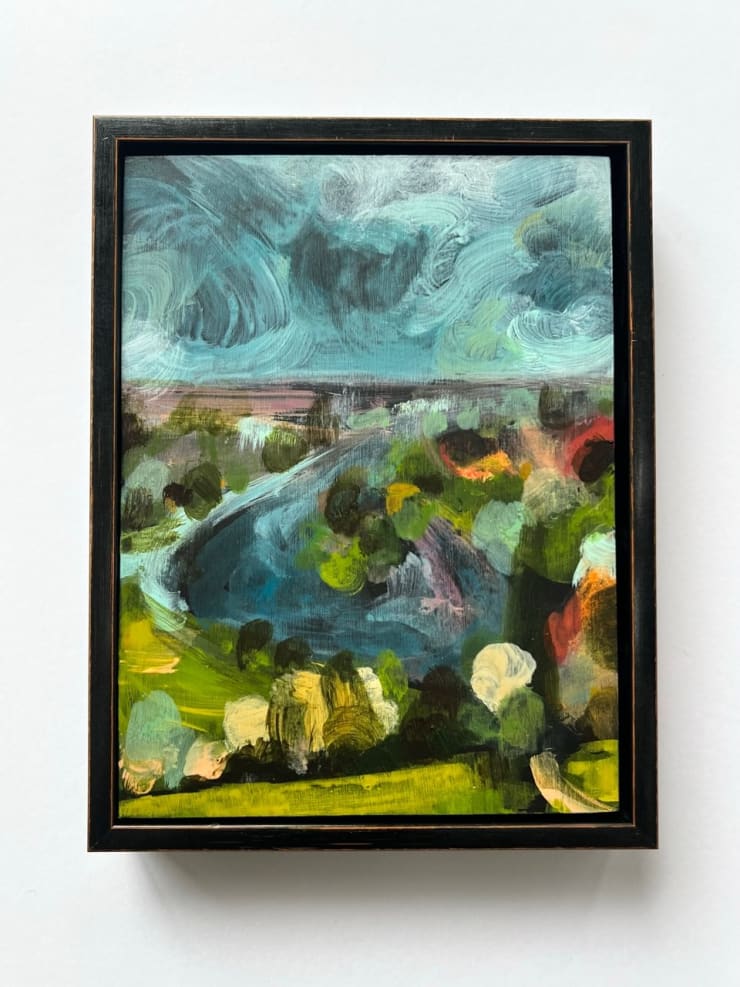 Paula Baldwin, Woolf Views I (Writers and Wanderers Series 2025) Richmond Hill, 2025