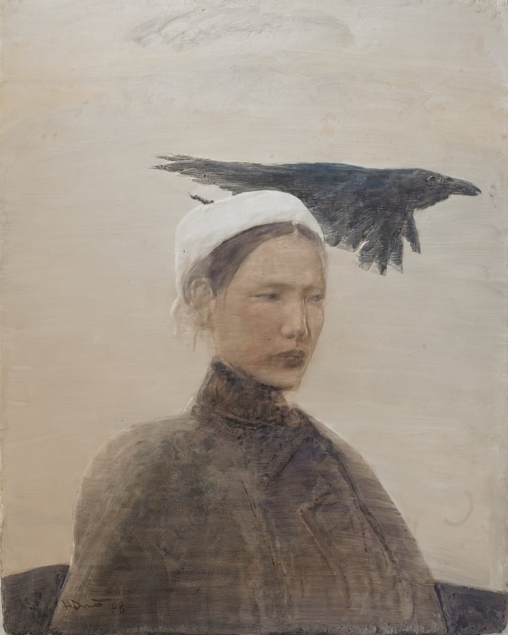 何多苓 He Duoling, 观察乌鸦的三种方式 Three Ways of Looking At a Craw, 2008