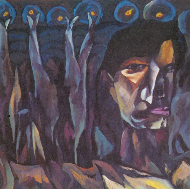 王川 Wang Chuan, 自画像 Self-portrait, 1984