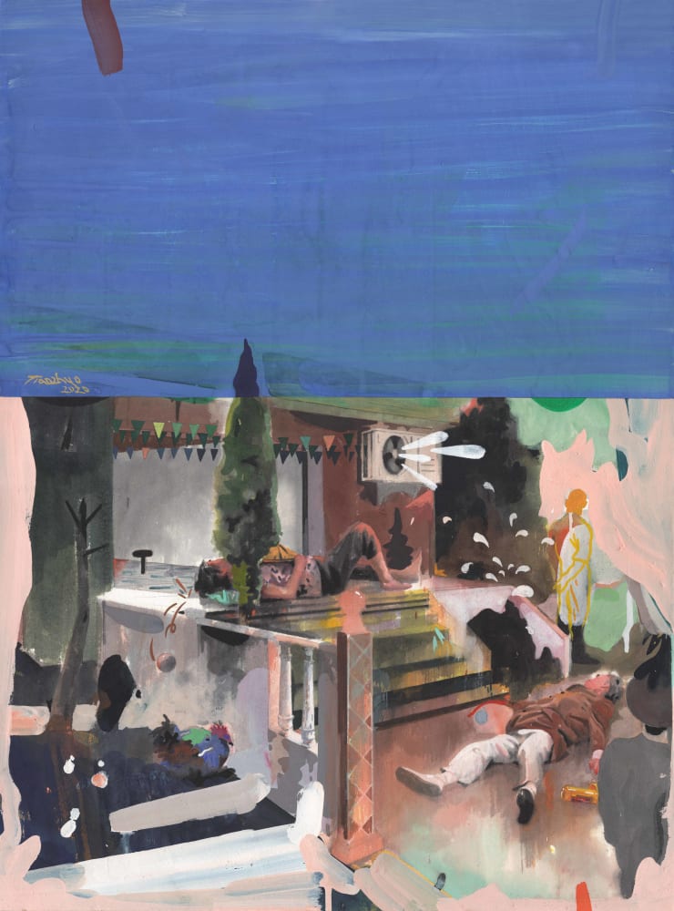 谢天卓 Xie Tianzhuo, 俱乐部的醉鬼 The Drunks at the Club, 2020