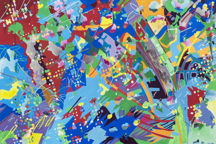 毕蓉蓉 Bi Rongrong, 小说景观-重叠的织物二 | Fiction Landscape-Overlapping Fabric No.2 , 2016
