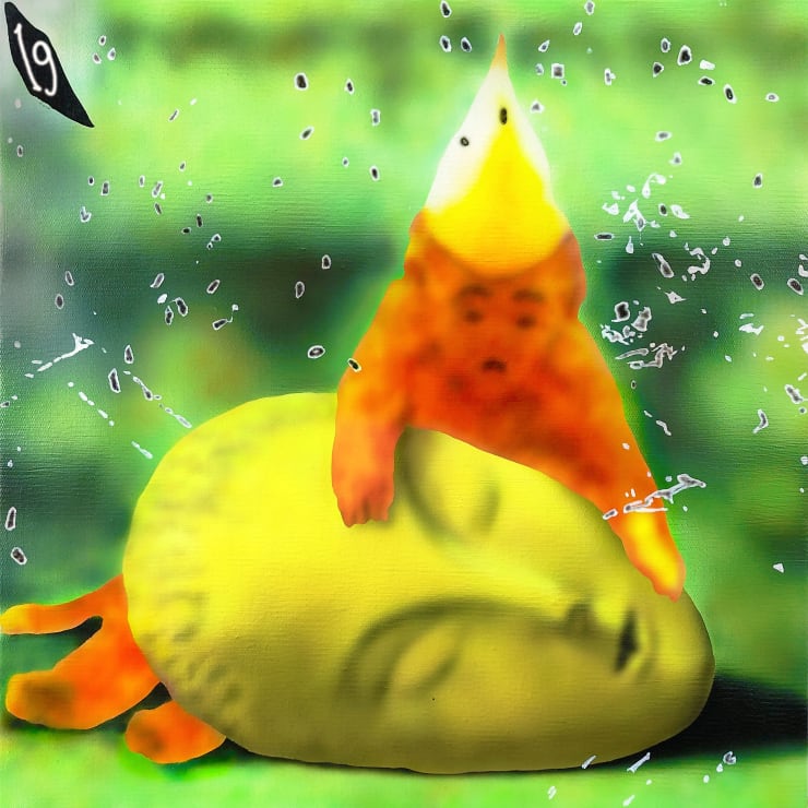 饶维懿 Rao Weiyi, 沉睡的艺术 Art is asleep, 2021