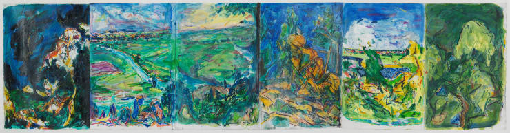 漆澜 Qi Lan, 通景卷(三)致波纳尔 | Scenic Illusion Painting Roll (3) To Bonnard, 2013-2015