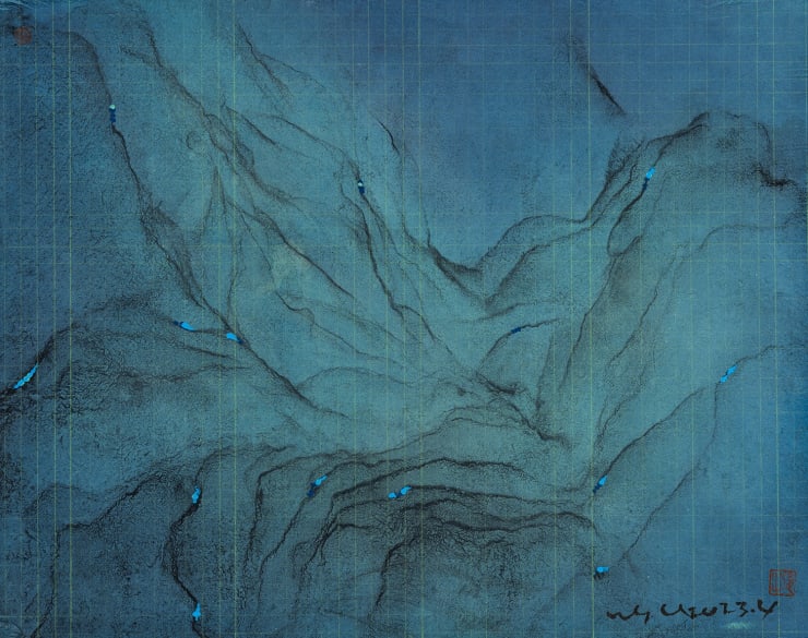 王绍强 Wang Shaoqiang, 青川 · 2023 Cyan Mountain and Rivers · 2023, 2023