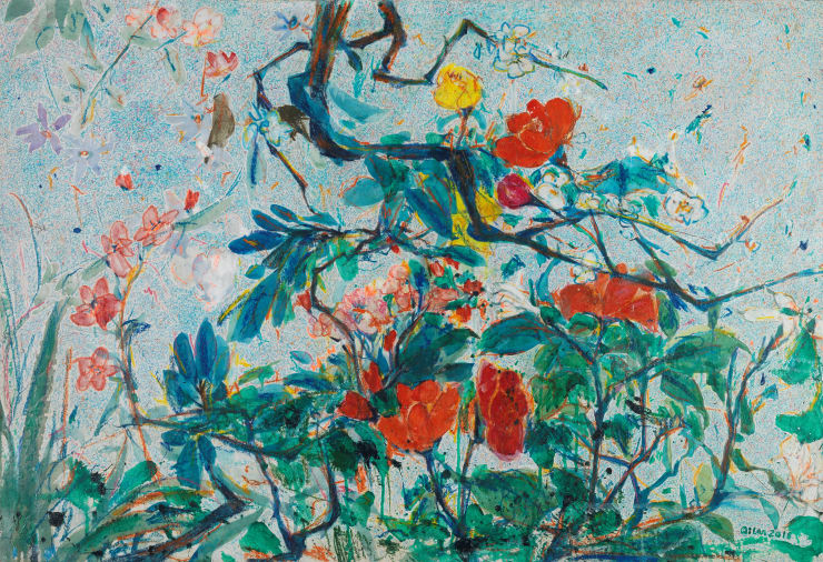 漆澜 Qi Lan, 赵之谦的花 No.2 | Zhao Zhiqian’s Flowers No.2, 2013-2018