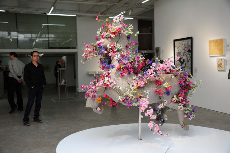 陈秋林 Chen Qiulin, 花园里的旋转木马 Merry-go-round in the Garden, 2011