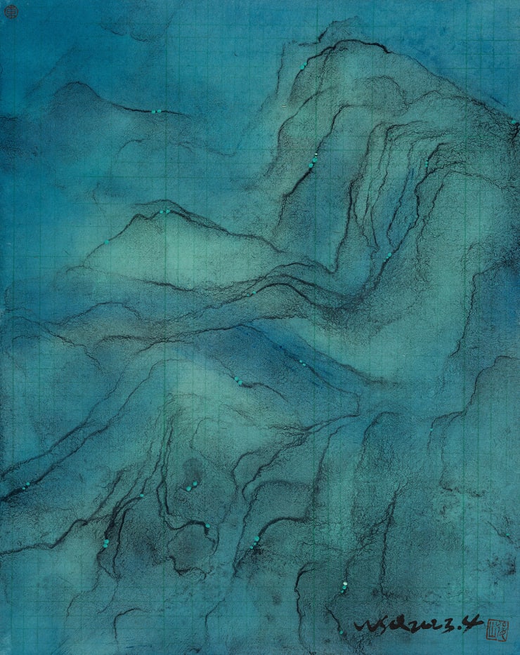 王绍强 Wang Shaoqiang, 青川 · 2022 Cyan Mountains and Rivers, 2022