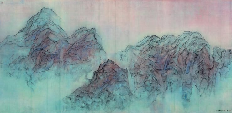 王绍强 Wang Shaoqiang, 深深翠景 Deep Emerald Scenery, 2023