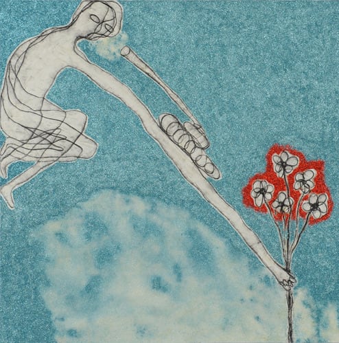 Planting the Dream, 2012 Mixed Media on Canvas 150 x 150 cm