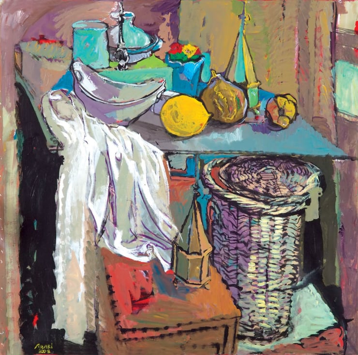 Asaad Arabi Personalized Objects, 2008 Acrylic on Canvas 150 x 150 cm