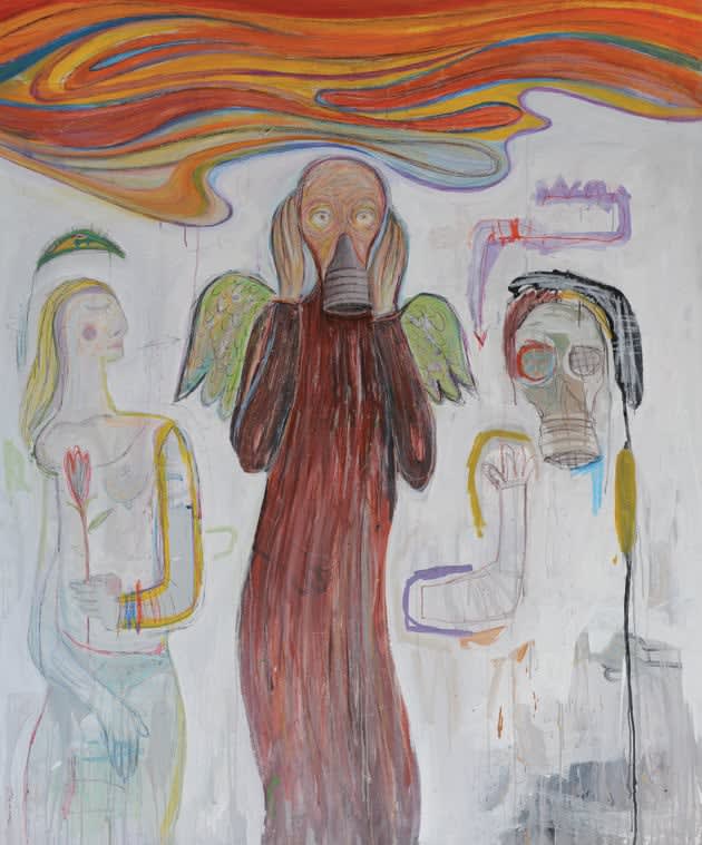 The Scream 2010, 2009 Mixed Media on Canvas 180 x 150 cm