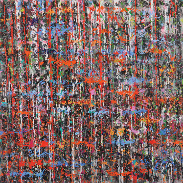 Untitled, 2009 Mixed Media on Canvas 140 x 140 cm
