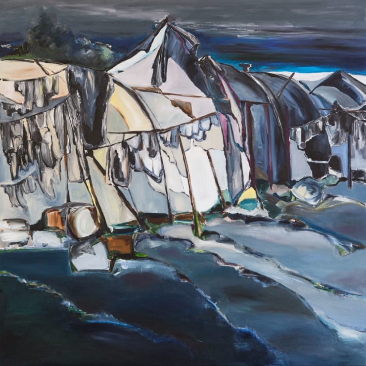 Fathi Zamroud Untitled, 2013 Acrylic on Canvas 180 x 180 cm