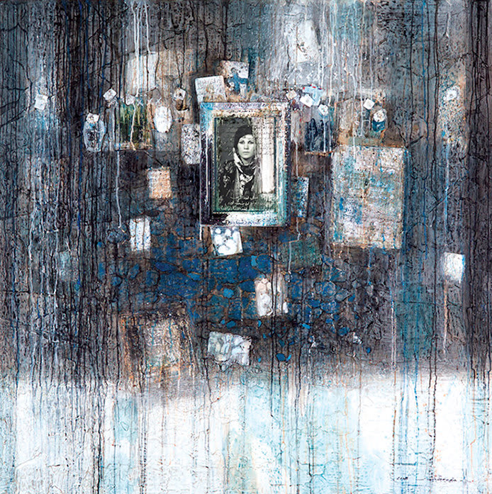Abdul-Karim Majdal al-Beik Mourik 3, 2008 Mixed Media on Canvas 152 x 152 cm