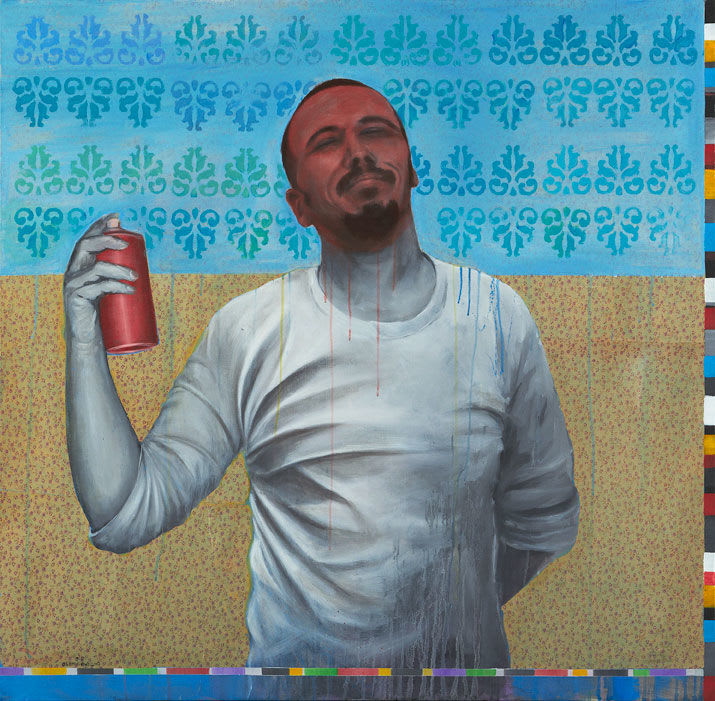 Untitled, 2012 Mixed Media on Canvas 130 x 130 cm