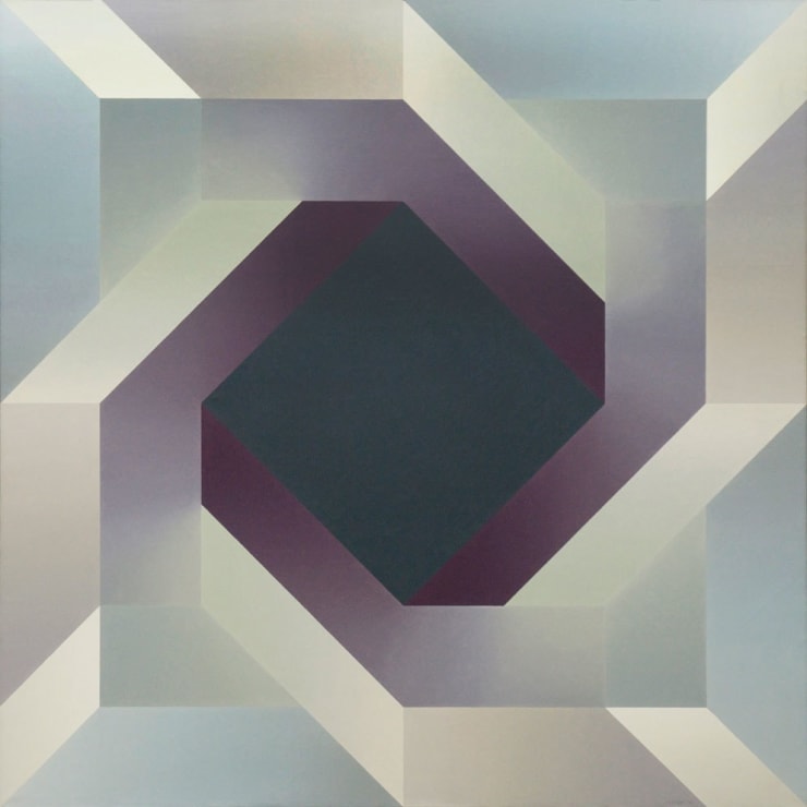 Third Spiral Dark Center, 1970 Oil on Canvas 167.5 x 167.5 cm