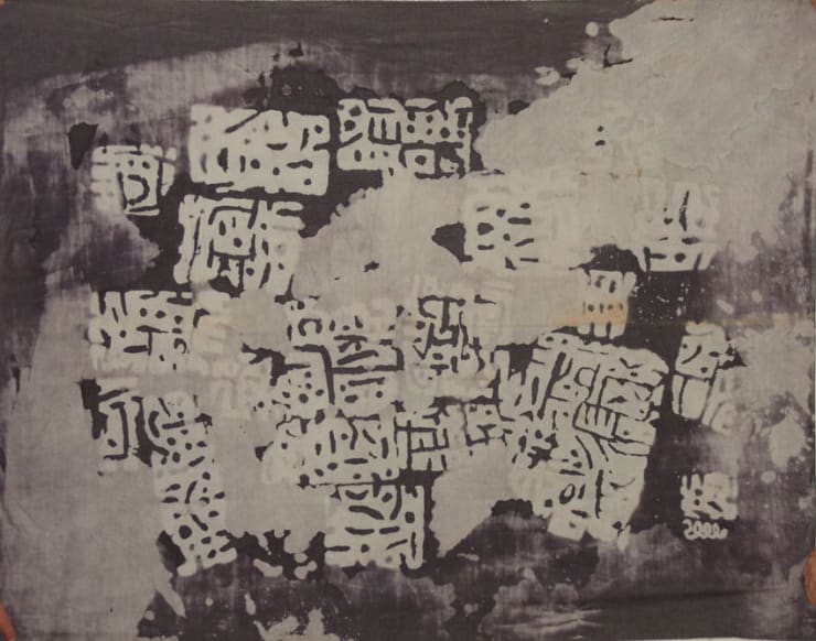 Untitled, 2000 Mixed Media on Canvas 112 x 147 cm