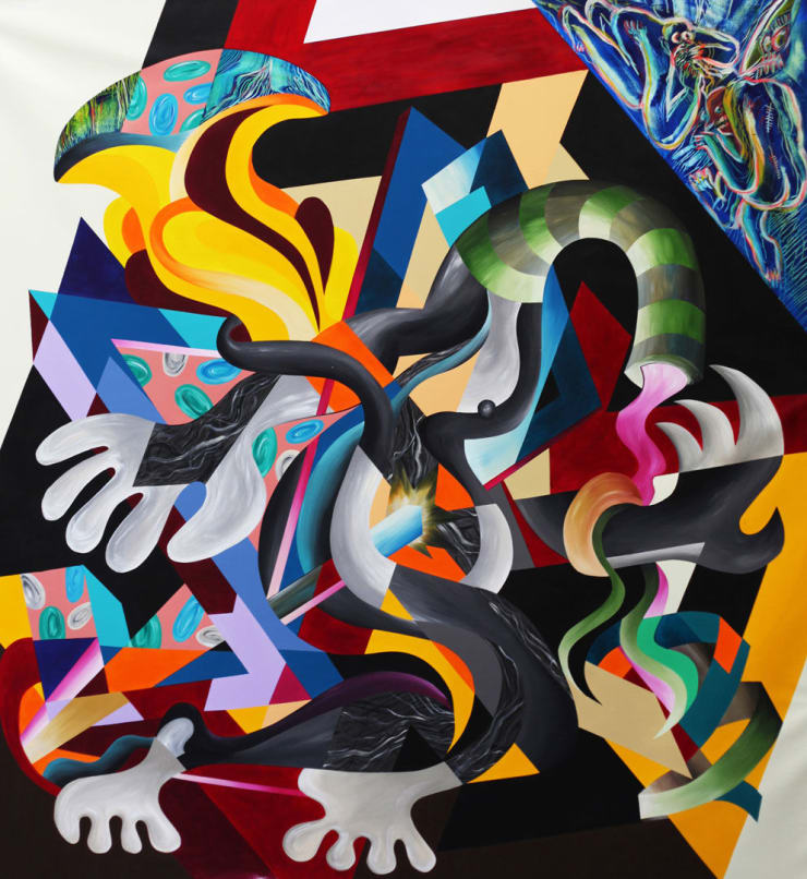 Man of War 13, 2013 Acrylic on Canvas 190 x 175 cm