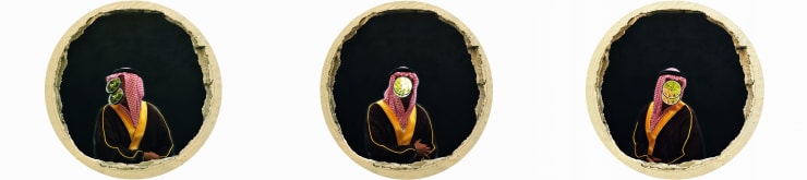 The Other Behind the Wall, 2009 Lambda Print Edition of 5 + 1 AP 119 x 119 cm each (Triptych)