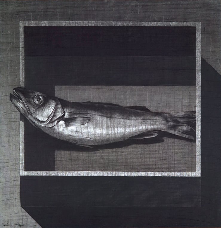 Youssef Abdelke Untitled, 2008 Charcoal on Paper 151 x 147 cm