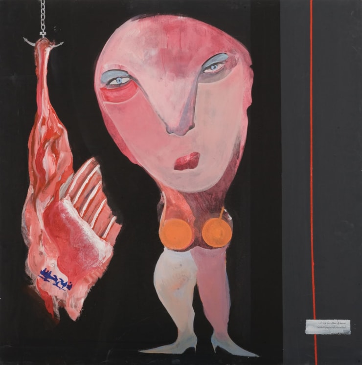 Untitled, 2010 Mixed Media on Canvas 150 x 150 cm