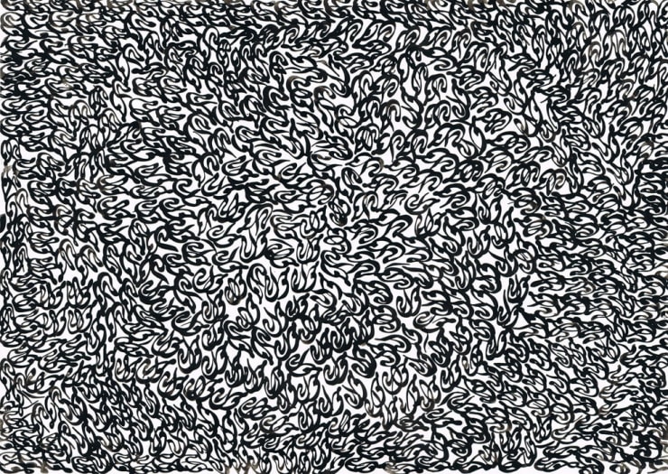 Mohammad Bozorgi Youth, 2008-2013 Ink on paper 21 X 29 cm