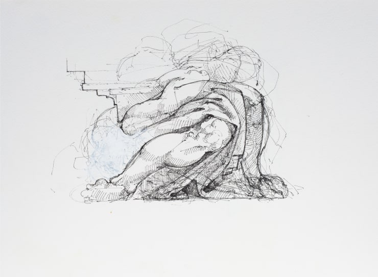 Study of a Body 07, 2014-2023 Ink on paper 24 x 32 cm