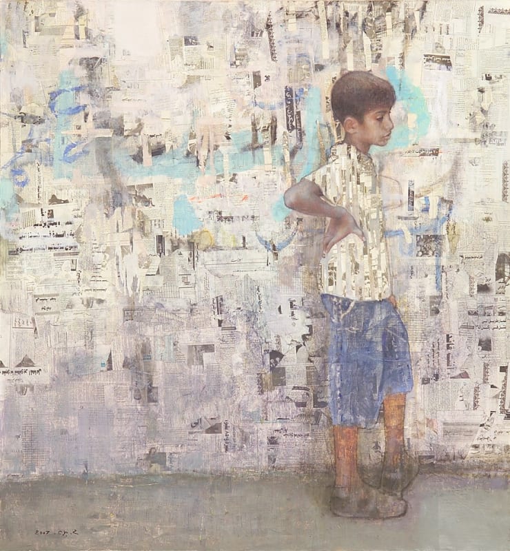 Houssam Ballan Untitled, 2007 Mixed Media on Canvas 150 x 140 cm