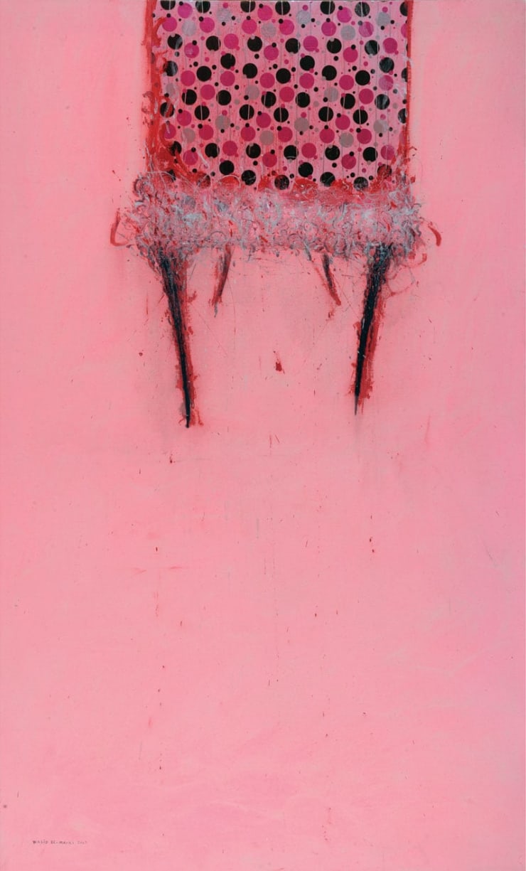 Chairs, 2009 Mixed Media on Canvas 235 x 145 cm