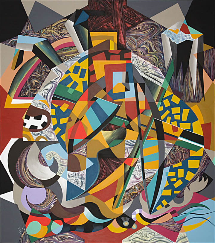 The Birth of An Eagle 2, 2012 Acrylic on Canvas 240 x 200 cm